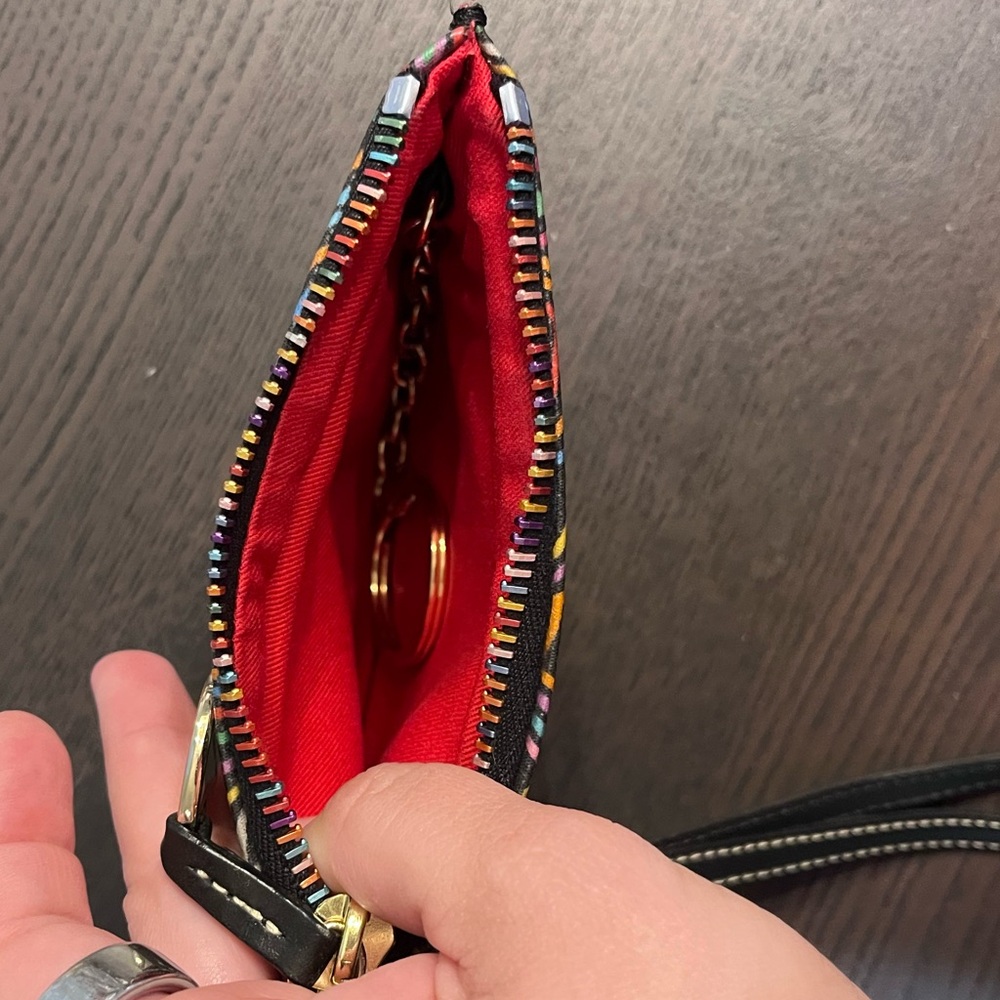 Dooney & Bourke Multicolor Graffiti Print Wristlet - Picture 3 of 5